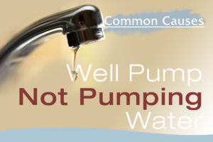 well pump not pumping water