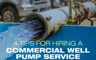 Commercial Well Pump Service