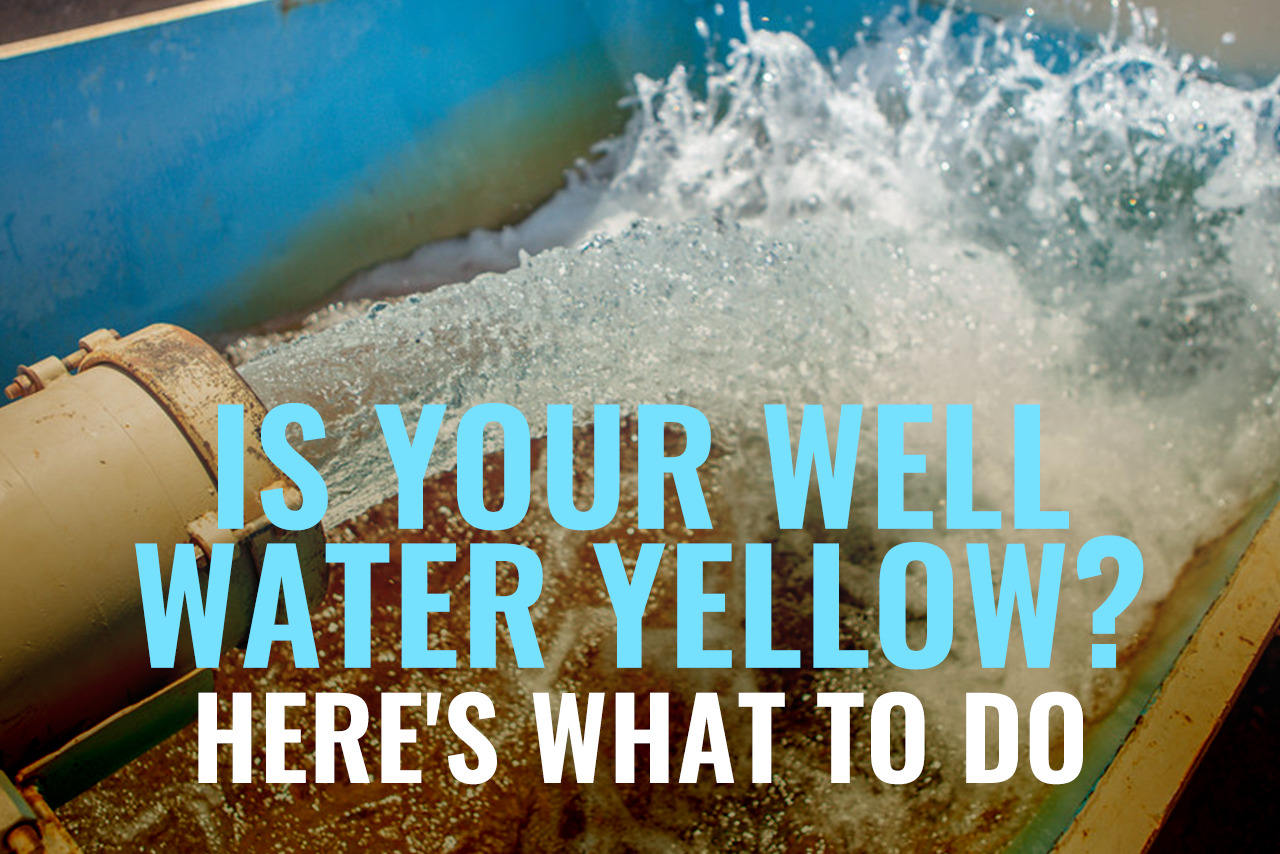 well water is yellow